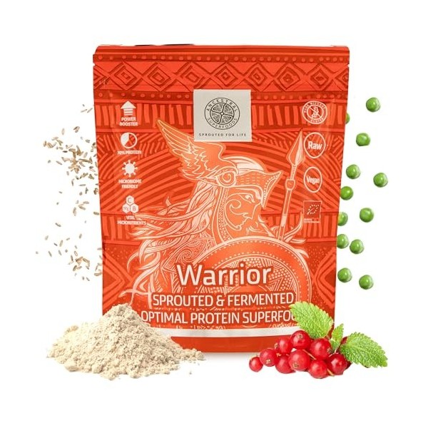 ANCESTRAL SUPERFOODS: Vegan Superfood Protein Powder, Gluten-Free Alkaline Fibre Supplement for Gut Health, Organic Powder fo