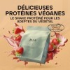 Bulk Vegan Protein Powder, Strawberry, 500 g, New & Improved Formula