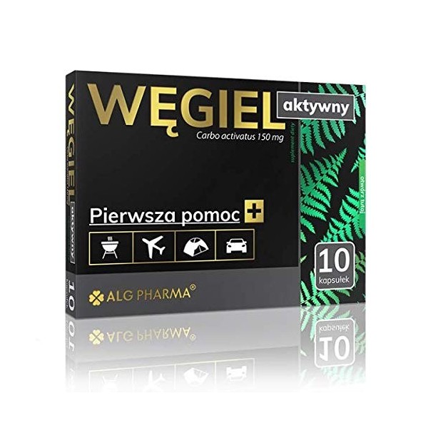 ALG Pharma Węgiel aktywny 10 capsules