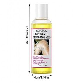 Huile Peeling Extra Forte | Huile Peeling Jaune pour Le Corps | La Solution de Gommage Ordinaire | Huile de Gommage puissante