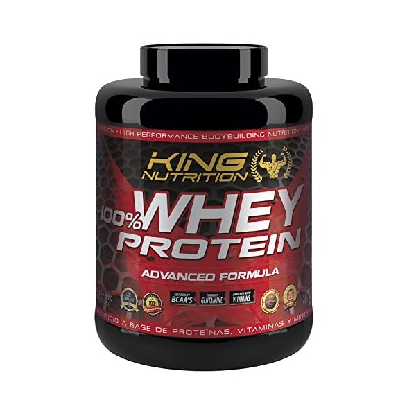 100 % Whey Protein King Nutrition Protéine 80 % citron, 2270 g 