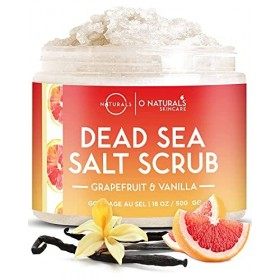 Gommage Corps Exfoliant Pamplemousse + Vanille Au Sel De La Mer Morte - 510ml - Gommage Corps Exfoliant Femme - Exfoliant Cor