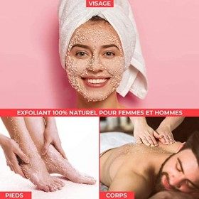 Gommage Corps Exfoliant Pamplemousse + Vanille Au Sel De La Mer Morte - 510ml - Gommage Corps Exfoliant Femme - Exfoliant Cor