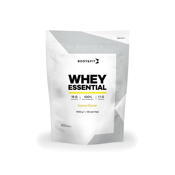 Body & Fit Whey Essential banane, 1000 g 