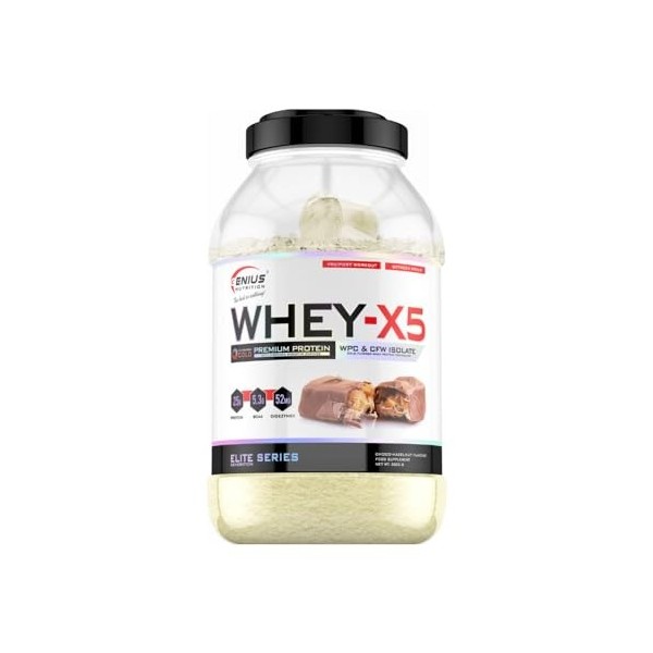 Genius Nutrition Whey-X5 2000g Choco Noisette