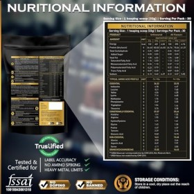 Green Velly GOLD 100% Whey Protein Concentrate|24.76g Protein, 5.42g BCAA|Easy Mixing,Low Carbs,Easy Digesting Whey Protein S