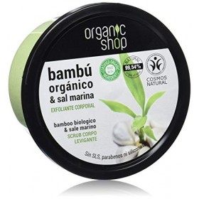 Organic Shop Body Polish Natural Bamboo and Sea Salt 250ml