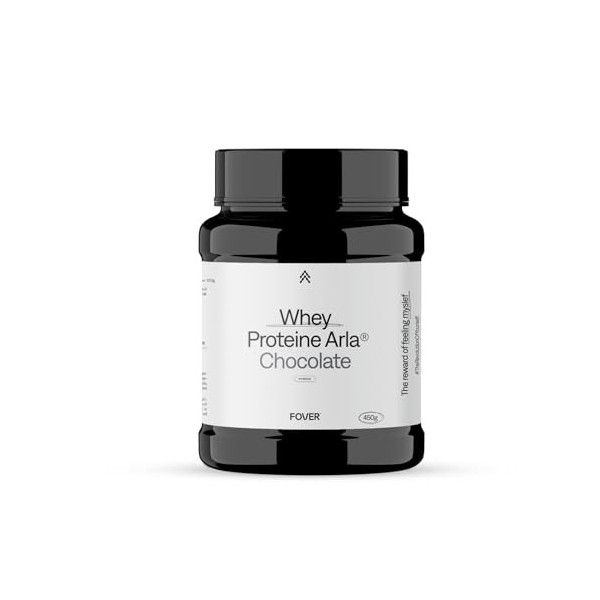 Protéine Whey de lactosérum 100% pure, saveur chocolat, 450g en poudre: Nutrition optimale pour vos séances dentraînement.