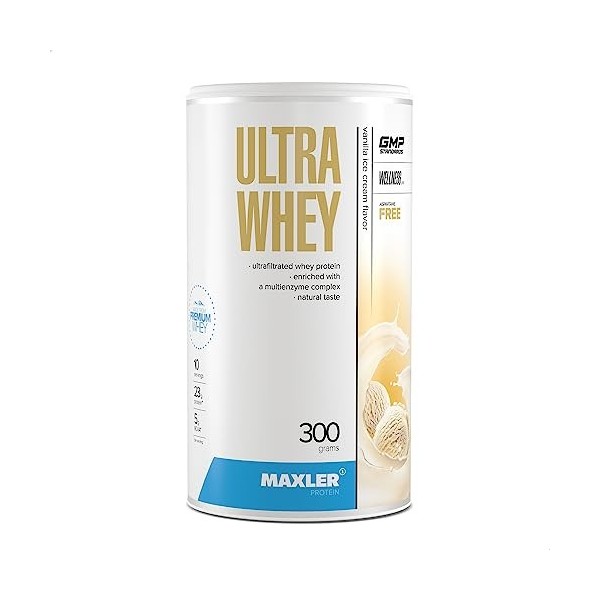 Maxler Ultra Whey 300g Crème glacée à la vanille