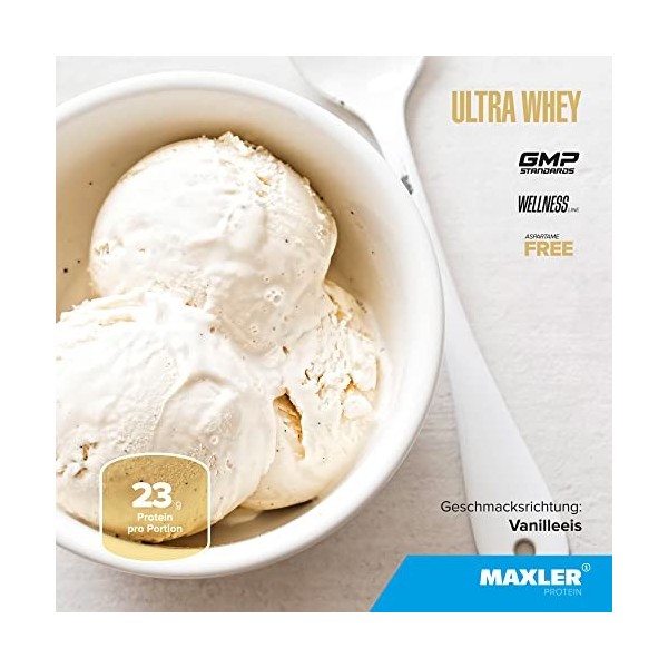 Maxler Ultra Whey 300g Crème glacée à la vanille