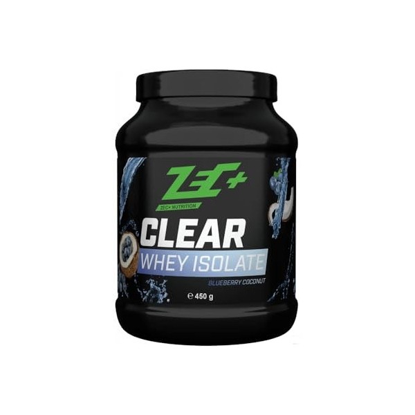 Zec+ Clear Whey Isolate 450g Bleuet et noix de coco