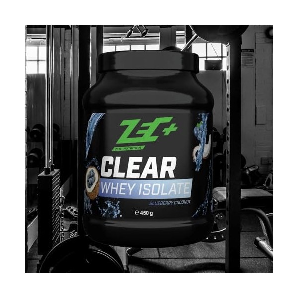 Zec+ Clear Whey Isolate 450g Bleuet et noix de coco