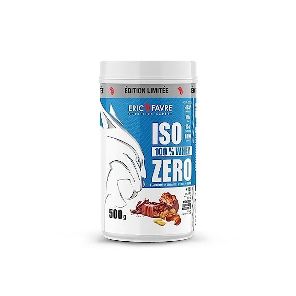 ISO WHEY ZERO 100% Pure Whey Protéine Isolate Savoureuse, Prise de Masse Musculaire - Assimilable Rapidement - Laboratoire Er