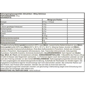 ALLNUTRITION Délicieux isolat de protéines de lactosérum de qualité supérieure Croissance musculaire Fitness Bodybuilding San