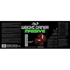 Protéine masse musculaire | Multivitamines musculation | Prise de poids | Whey Protéine | Weight Gainer Massive | 2,5 Kg | Go