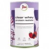 Clear whey Protéines isolées aux fruits des bois | 600 g 20 ports | Haute teneur en protéines 93 %, faible en lactose, sans