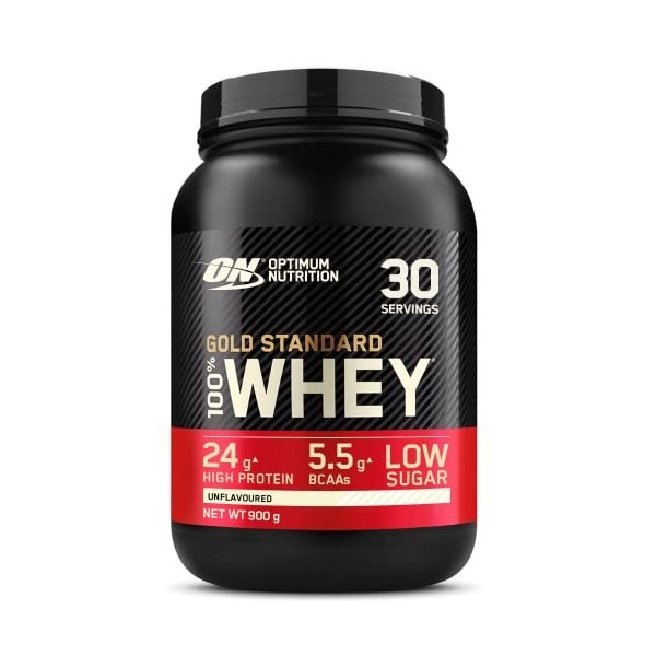 Optimum Nutrition Gold Standard 100% Whey, Poudre de Protéines pour la Construction et la Récupération Musculaire, avec Gluta