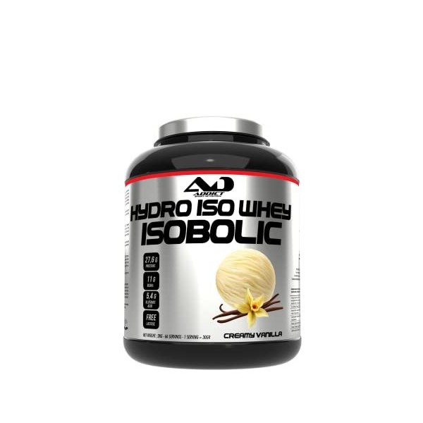 Whey Protein Isolate | Musculation Prise De Masse Pour Développement Musculaire | Hydro Iso Whey Isobolic | 1 Kg | Chocolate 