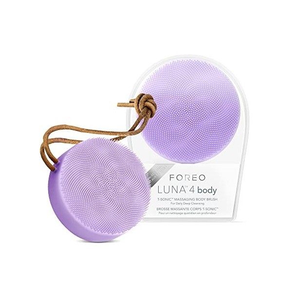 FOREO LUNA 4 Evergreen - Brosse Massante Corps - Nettoyant et exfoliant corps - Gommage exfoliant corps - Drainage lymphatiqu