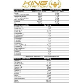 100 % Whey Protein King Nutrition Protéine 80 % citron, 1 kg 