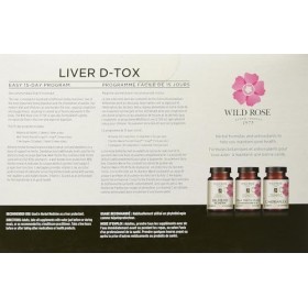 Wild Rose Ensemble De 1 Boîte De Programme D-Tox Du Foie De
