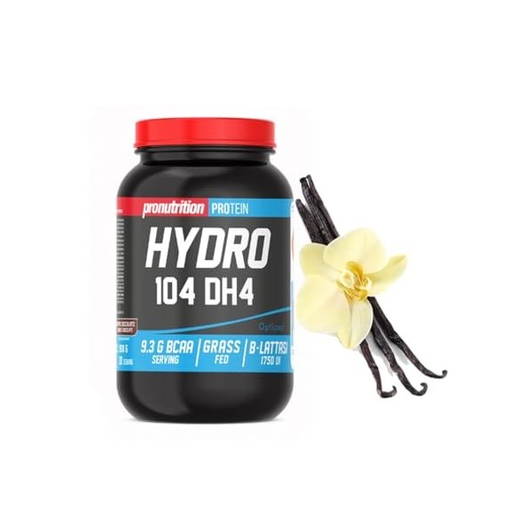 Pronutrition PROTEIN HYDRO 104 DH4 VANILLE 908g - Protéines isolées et hydrolysées de lactosérum Optipep® 90DH4