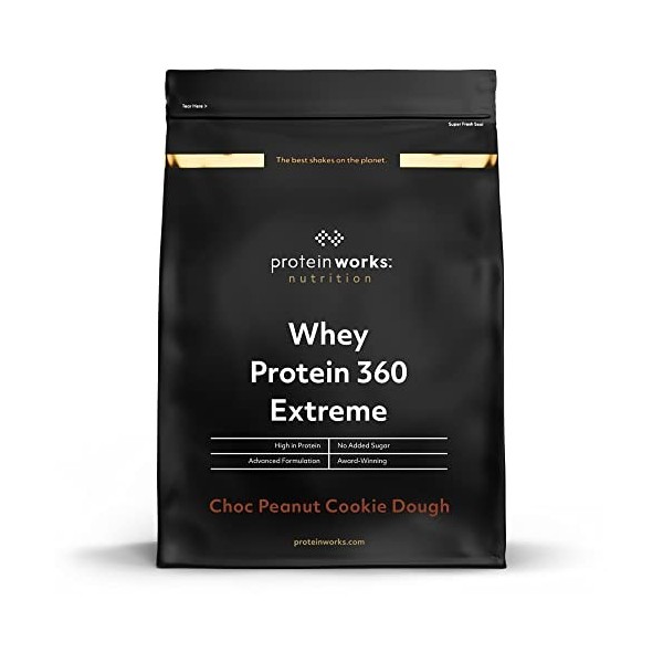 Protein Works - Protéine Whey 360 Extrême | Premium Whey Shake | Apport protéinés | Protéines haut de gamme | 34 Servings | C