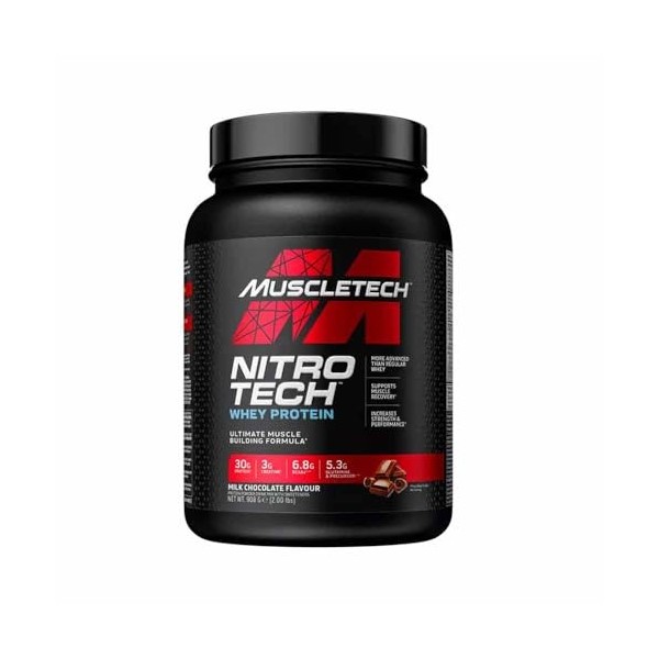 MuscleTech Nitro-Tech 100% Whey Gold, Double Rich Chocolate EAN 631656260083 - 908g