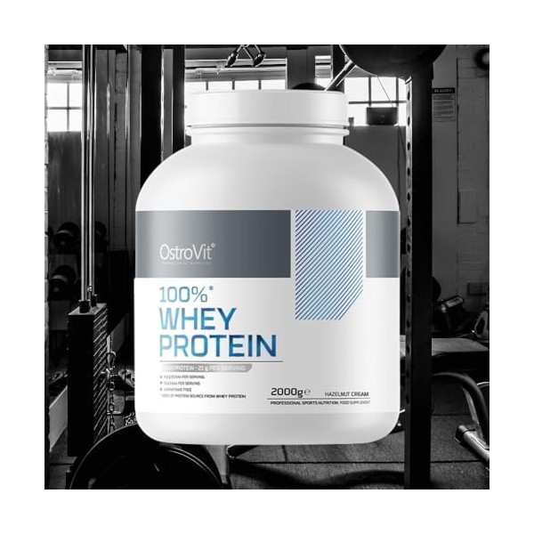 OstroVit 100% Whey Protein 2000g Crème de noisettes