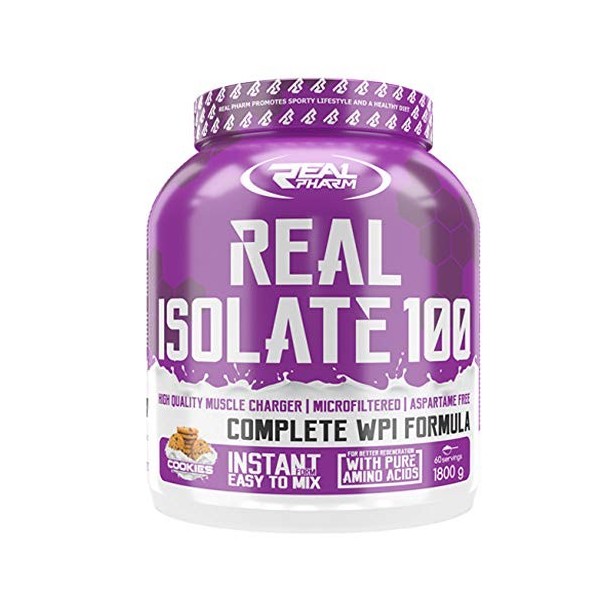 Real Pharm Whey Isolate JAR 1800g Noix de chocolat 