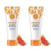 Orange Exfoliatings Whitening Gel | Exfoliant Profond Blanchissant | Orange Exfoliatings Gel Scrub Face Body Skin | Exfoliate