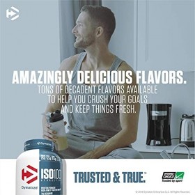 Dymatize ISO 100 Chocolate Caramel 900g - Hydrolysat de Protéines de Whey + Poudre dIsolat