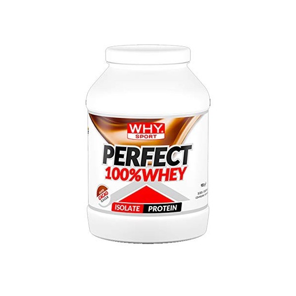 WHY SPORT PERFECT WHEY 900g : 90% de protéines isolées de lactosérum. Goût neutre. Format de 900gr. Achetez une protéine et v