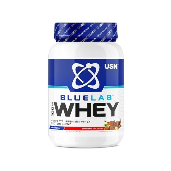 USN Blue Lab Whey Protéine en poudre de protéines de lactosérum de qualité supérieure, scientifiquement développée après entr