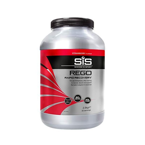 SiS | Rego Rapid Recovery | Whey Protéine et Glucides en poudre sans gluten et sans lactose pour une recuper apres lentraine