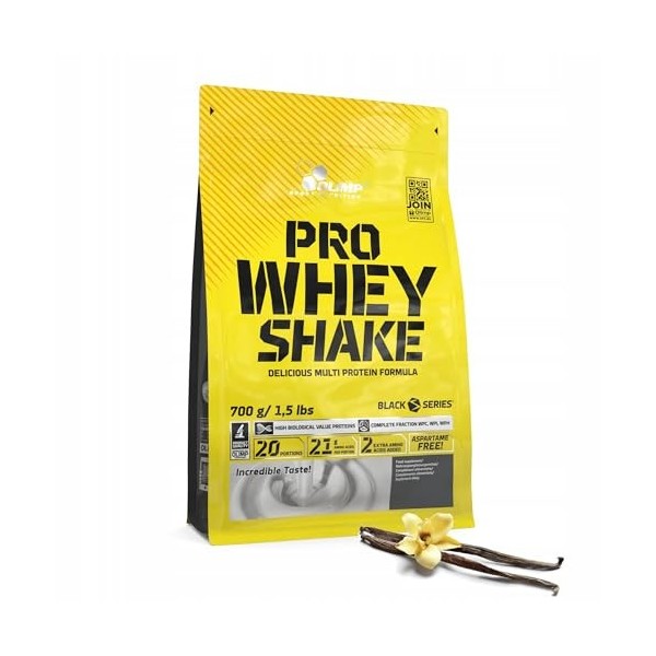 Protéine Supplément Pro Whey en poudre 700 g saveur vanille