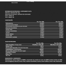 BigMan | Furiux Mass 6,8Kg Fresa Platane 15lb | Gagnant du Poids | Monte Rapidement | Amylopectine | Dextrose |