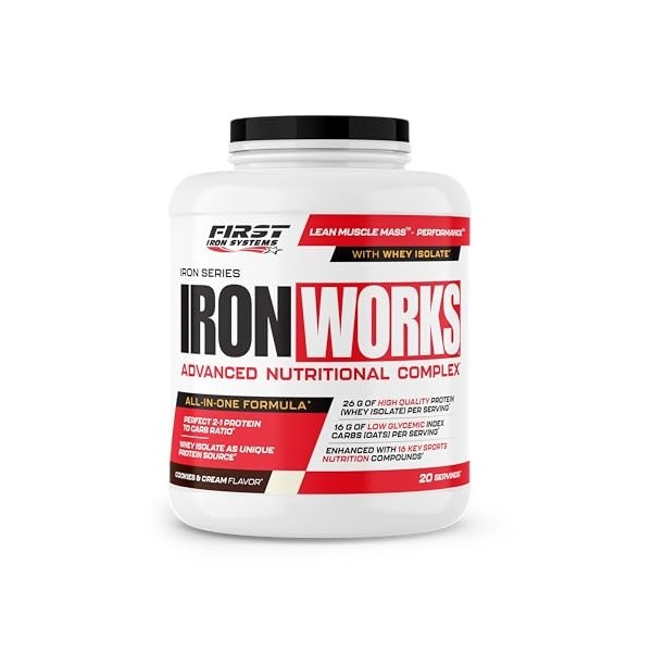 IRON WORKS 2200g Proteine Cookies cream 