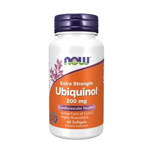 Now Foods Ubiquinol Extra Strength, 60 Softgels 200 mg