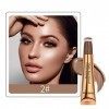 4Pcs Contour Beauty Wand Shimmer Liquid Face Highlighter Stick Cream Liquid Blush Face Concealer Contouring avec Cushion Appl