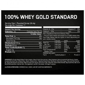Optimum Nutrition Proteína On 100% Whey Gold Standard 5 Lbs 2,27 Kg Sabor Cookies-Cream