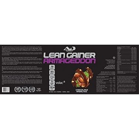 Protéine masse musculaire | Avoine instantanée | Prise de poids | Whey Protéine | Lean Gainer Armageddon | 4 Kg | chocolate h