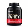 Optimum Nutrition Proteína On 100% Whey Gold Standard 5 Lbs 2,27 Kg Sabor Chocolate blanco con frambuesas