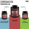 100 % Whey Protein King Nutrition Protéine 80 % Choco blanc, 2270 g + créatine 500 g 