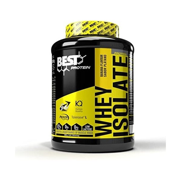 Best Protein Whey Isolate 2 kg Sabor Plátano