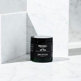 Brickell Mens Gommage corporel polissant pour hommes, exfoliant corporel naturel et biologique pour éliminer la saleté, prév