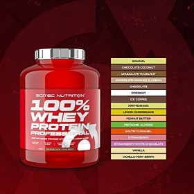Scitec Nutrition 100% Whey Protein Professional 2.35 Kg - Fórmula Mejorada Sin Gluten Ni Azúcares Sabor Vainilla