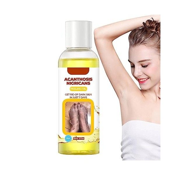 Idezek Ancienne Huile de Gommage Jaune,Taches Naturelles Whiten Yellow Peeling Oil - 110 ML dhuile de Peeling Jaune, Huile d