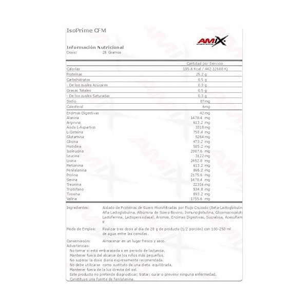 Amix ISO PRIME CFM 2 kg Cookies + NITROX THERAPY + BATEUR