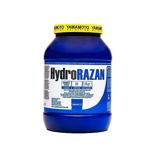 Yamamoto Nutrition Hydro Razan Poudre Supplément Chocolat 1 Unité